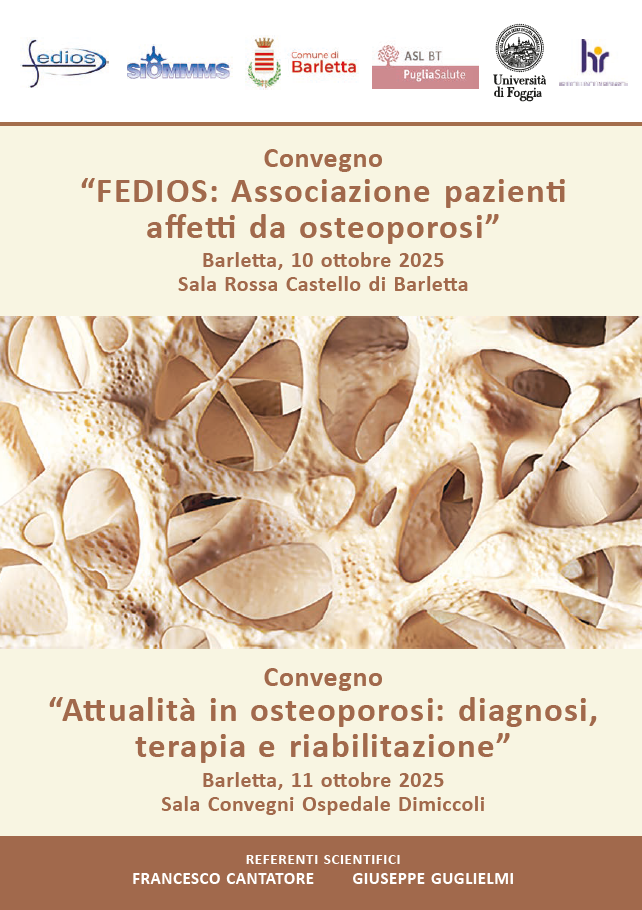Attualità in osteoporosi: diagnosi, terapia e riabilitazione
