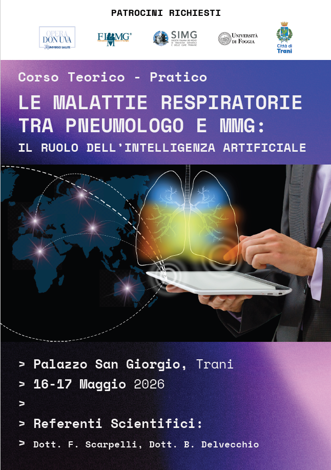 Le Malattie respiratorie tra Pneumologo e MMG: il ruolo dell’Intelligenza Artificiale
