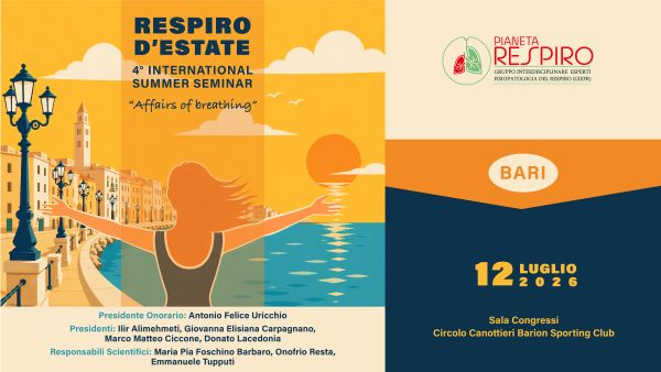 RESPIRO D’ESTATE 4° INTERNATIONAL SUMMER SEMINAR - “Affairs of breathing”- Evento Satellite