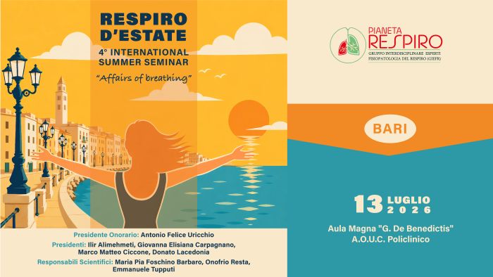 RESPIRO D’ESTATE 4° INTERNATIONAL SUMMER SEMINAR - “Affairs of breathing”