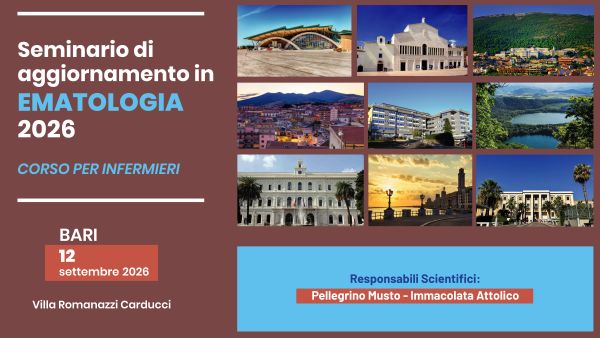 SEMINARI DI AGGIORNAMENTO PER INFERMIERI DI EMATOLOGIA