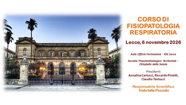 CORSO DI FISIOPATOLOGIA RESPIRATORIA