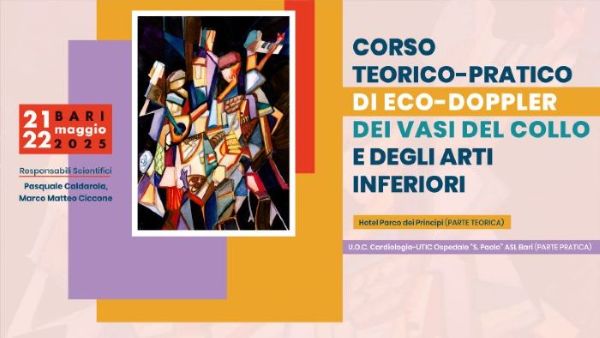 CORSO TEORICO-PRATICO DI ECO-DOPPLER  DEI VASI DEL COLLO E DEGLI ARTI INFERIORI 