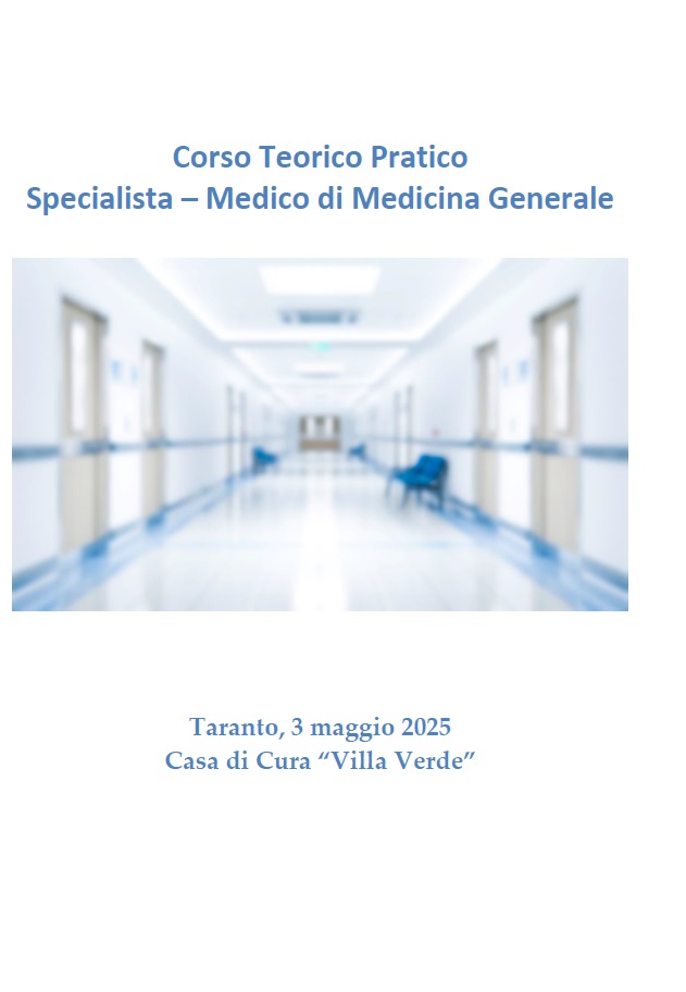 Corso teorico - pratico Specialista - Medico di medicina Generale